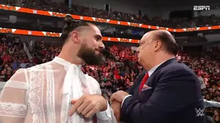 Seth Rollins interrumpe a Paul Heyman - WWE RAW 1 de Mayo 2023 Español Latino