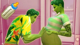 What does a Plantsim baby look like in the sims 4? // Sims 4 plantsim baby