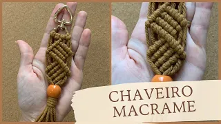 Chaveiro Macramê - Macrame Keychain 🔑🤎