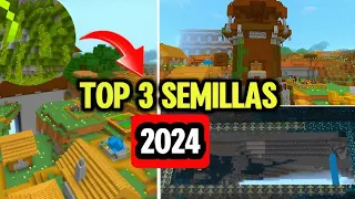 🔥TOP 3 MEJORES SEMILLAS PARA TÉCNICO EN MINECRAFT BEDROCK 1.20 ✅