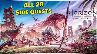 All 28 Side Quests - Horizon 2 Forbidden West 100% Walkthrough (Full Game)