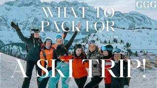 PACK FOR A SKI TRIP WITH ME | EVERYTHING YOU NEED TO TAKE!