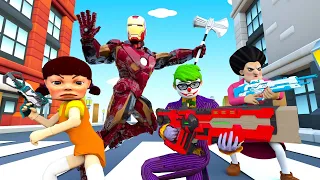 Avengers Ironman vs Zombies - Scary Teacher 3D Fat Boy Become Hero