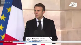 Robert Badinter : "Un combattant de l'abolition de la peine de mort", salue Emmanuel Macron