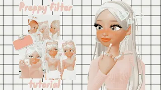 Preppy filter tutorial (iOS & Android)💗⚡*ZEPETO*