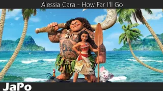 〖和訳・日本語〗モアナと伝説の海 | Alessia Cara - How Far I'll Go (Lyrics)