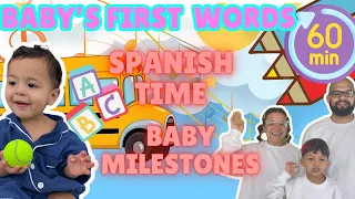 Baby's First Words and Signing | Spanish Time | Preschool Learning | #baby #toddlerlearning
