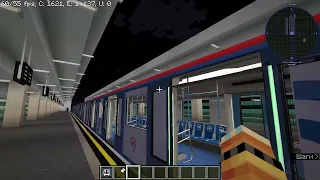 Моё метро в Minecrafte 1 линия метро с модом Mtr