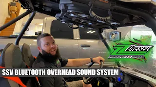 SSV Bluetooth Overhead Sound System, Polaris RZR UTV / SxS