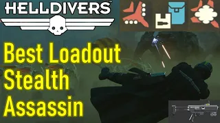 Helldivers 2 best loadout, Stealth Assassin build, best weapons, stratagems, armor, solo build, tips