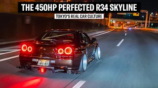 Wangan Racing Nights With Takashi's R34 Skyline