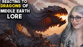 Reacting To The Dragons Of Middle Earth Lore | Lord Of The Rings
