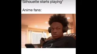 Silhouette starts playing Naruto #anime #anime #animeedit #silhouette #otaku #animefans #otaku  🤣🤣