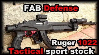 FAB Defense Ruger 1022 stock is awesome!
