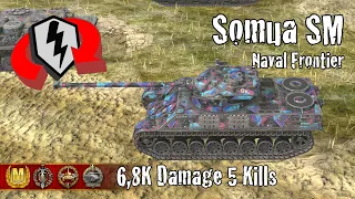 Somua SM  |  6,8K Damage 5 Kills  |  WoT Blitz Replays