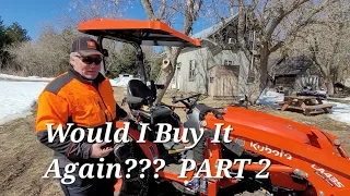 More options for the Kubota B2601 compact tractor.