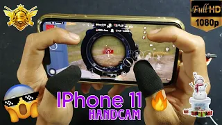 iPhone 11 ios 15.4  (Handcam)  4 Finger Smooth + Extreme 60Fps #pubgmobile