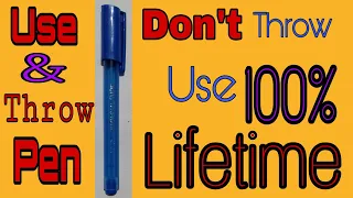 How to make a Homemade Lifetime Pen.