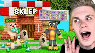 WYKUPIŁEM CAŁY SKLEP BOBO i STAŁO SIĘ TO... w Minecraft!