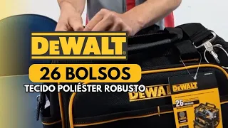 BOLSA para ferramentas DEWALT 26 bolsos Tecido Poliéster Robusto!