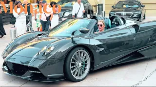 Monaco Girl Drives $2.8 MILLION Pagani Huayra!