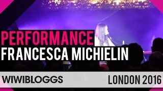 Francesca Michielin Italy 2016 "L'amore esiste" LIVE at London Eurovision Party | wiwibloggs