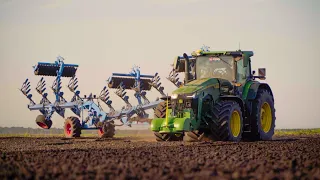 John Deere 8R340 & Lemken Eurotitan 10 au labour 2022