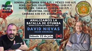 La Batalla de Otumba, Charla con El historiador David Nievas