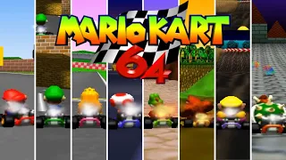 Mario Kart 64 // All Playable Characters