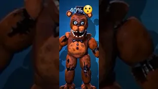 100% to 0%(freddy edition)#fnafedit #shorts #fnaf #fnaf2  #fnafar