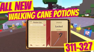 All New WALKING CANE Ingredient Recipes In Wacky Wizards Old Update