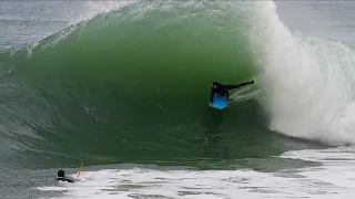 California's Most SKETCHY SHOREBREAK RAW FOOTAGE January 3rd 2021