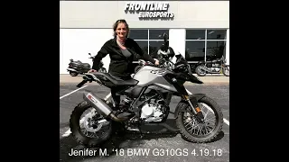 2018 BMW G310GS RALLY RAID CONVERSION @ FRONTLINE EUROSPORTS WITH JENIFER MORGAN