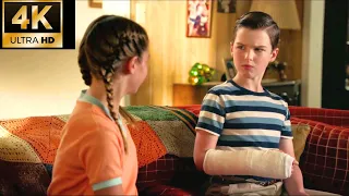 Where Sheldon broke his arm #youngsheldon