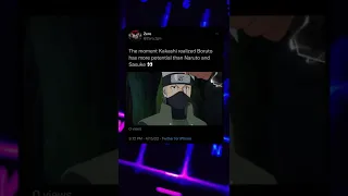 The moment Kakashi realized Boruto has more potential than Naruto and Sasuke