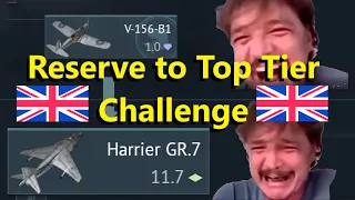 From Reserve to TOP TIER Challenge - UK "Strike Aircraft" War Thunder - PART 1