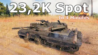 World of Tanks T-100 LT  - 23,2K Spot Damage In 4 Minutes