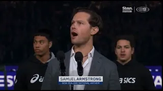 Samuel Armstrong - New Zealand Anthem - Bledisloe Cup 2023