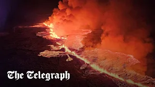 Iceland volcano erupts after weeks of earthquake activity