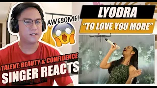 Lyodra - To Love You More | SINGER REACTION