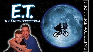Watching E.T. The Extra-Terrestrial (1982) SON'S FIRST TIME!! MOVIE REACTION!!