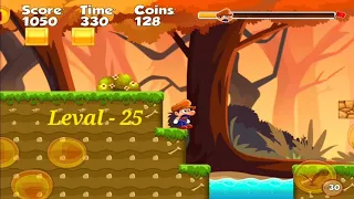 Super Bino Go -  Adventure  Jungle  Part 25 Level - 25 ( Android ) @user-GameG0001