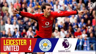 Van Nistelrooy hat-trick sinks the Foxes | Leicester City 1-4 Manchester United (03/04) | Classics