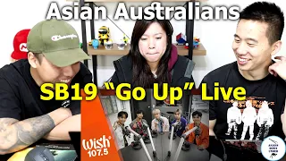 SB19 performs "Go Up" LIVE on Wish 107.5 Bus | Asian Australian Reaction