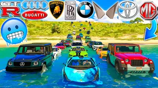 GTA 5: INDIAN CARS + SUPER CARS 🥶 IMPOSSIBLE WATER TRACK DRAG RACE 🔥 GTA 5 MODS! SUPER CARS!