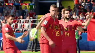 Belgium 4-1 Tunisia - 1-0 GOAL: Thomas Meunier