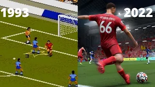 Evolution of FIFA 1993-2022