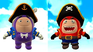 Oddbods Turbo Run - Captain Jeff vs Pirate Fuse on the Run