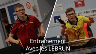 Entraînement avec les frères LEBRUN