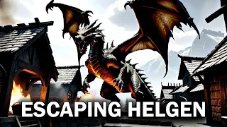Skyrim: Escaping Helgen - Surviving Alduin's Wrath!